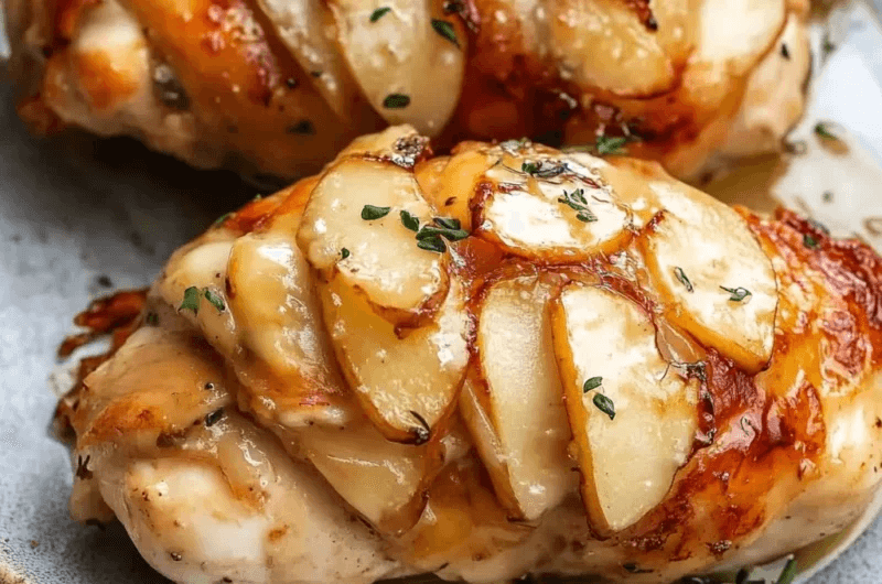Indulgent Apple and Brie Stuffed Chicken Recipe