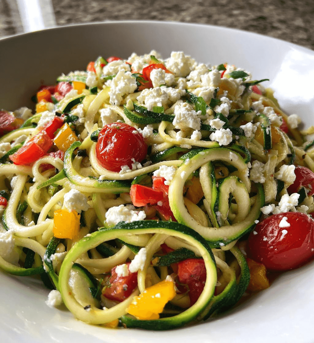 Refreshing Zoodle Pasta Salad for Summer Gatherings