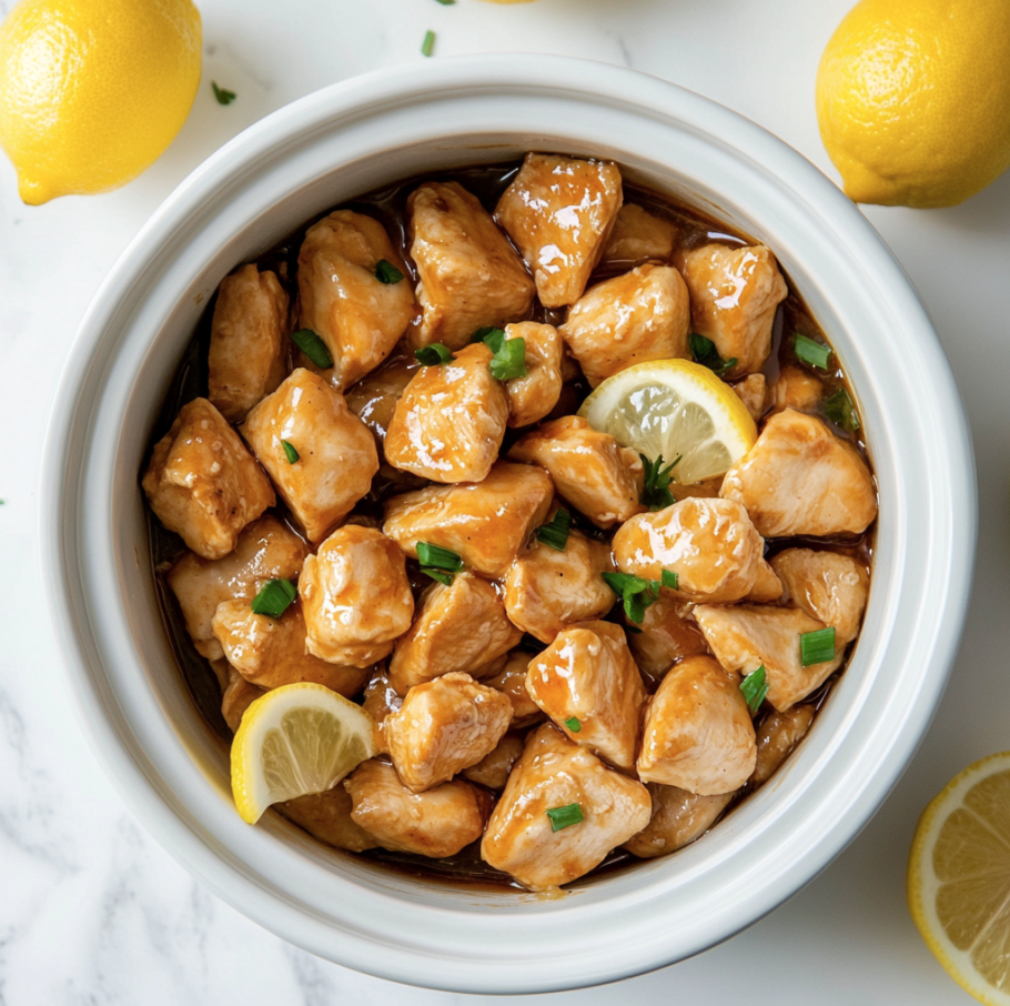 Savor the Flavor of Crockpot Chinese Lemon Chicken