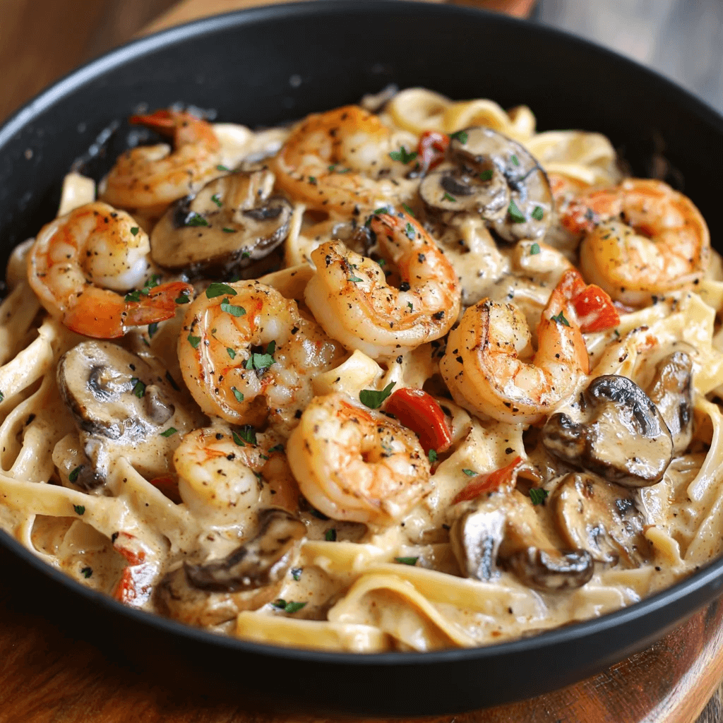 Savoring Blackened Shrimp Stroganoff at Home