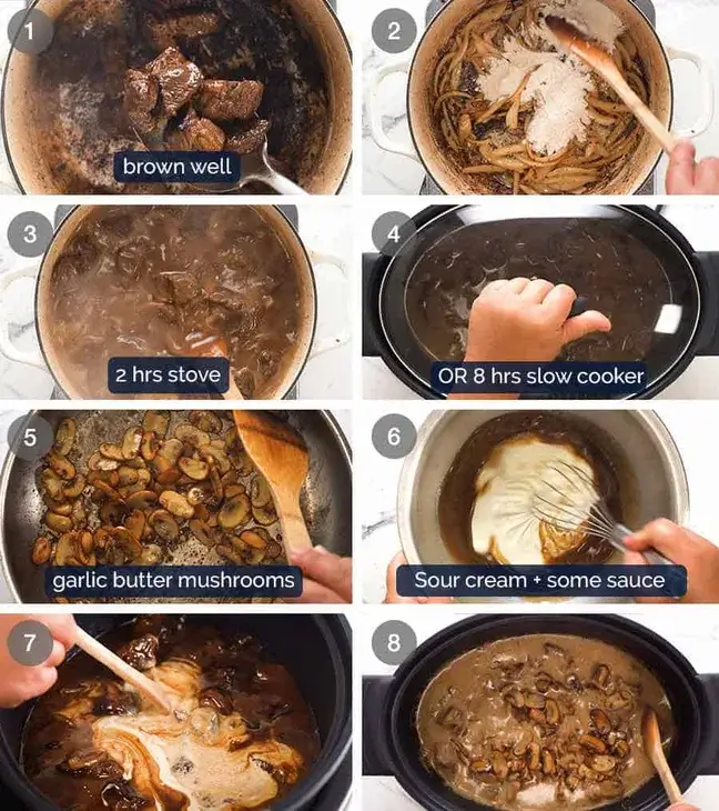 Slow Cooker Beef Stroganoff Stew: An Easy 5-Step Comfort Meal