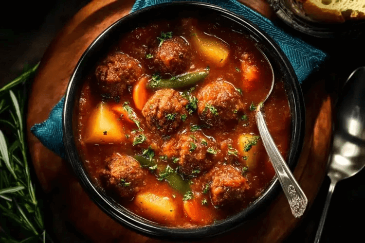 Comforting Hearty Meatball Stew for Any Day