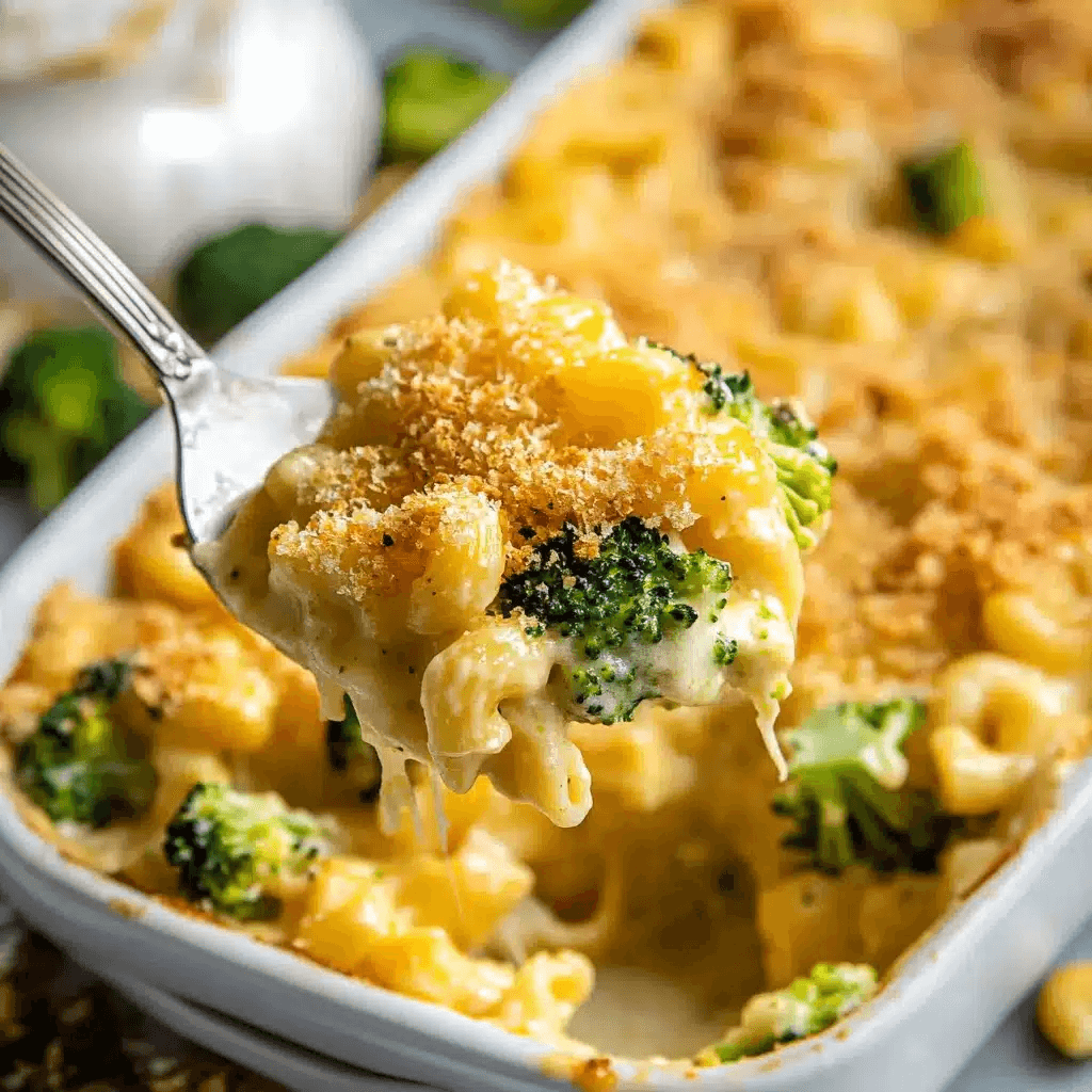 Creamy Baked Broccoli Mac for Family Dinners