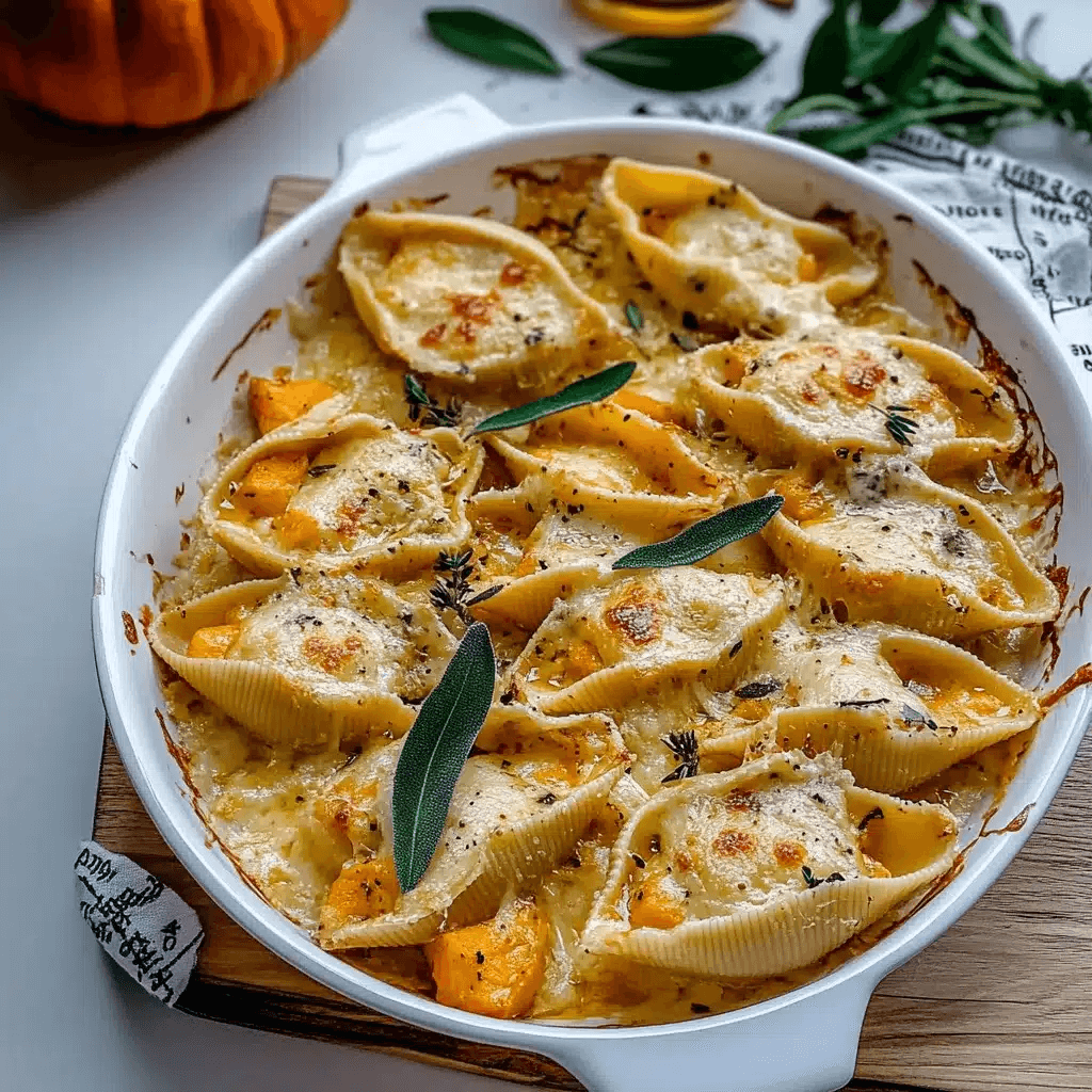 Pumpkin Gouda Stuffed Shells for a Creamy Autumn Dinner