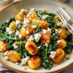 Crispy Gnocchi With Spinach And Feta: A 20-Minute One-Pan Vegetarian Dinner